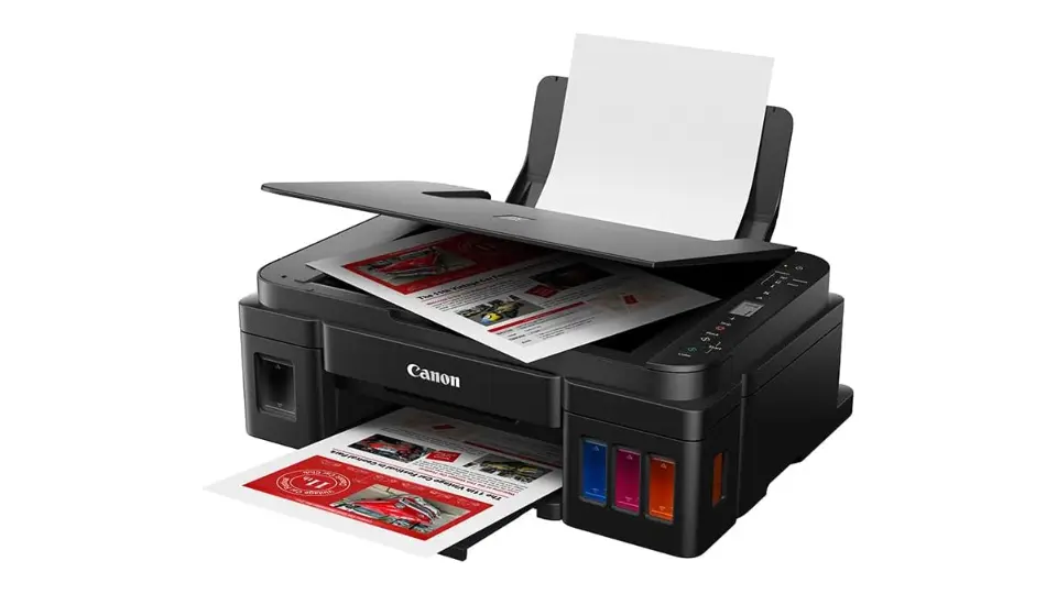 Imagem frontal da Impressora Canon MegaTank G3110