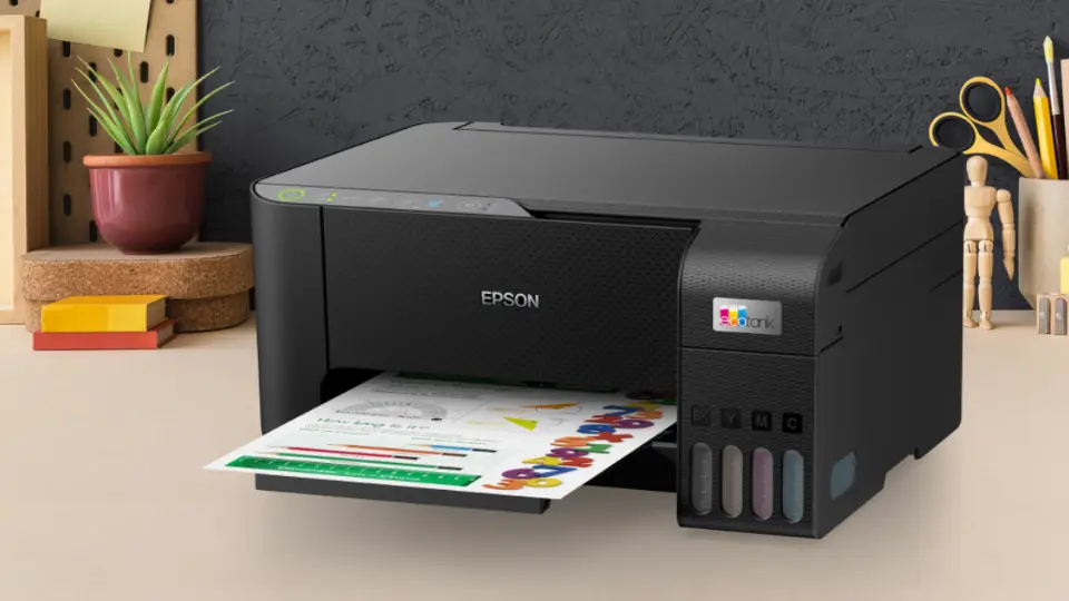 Imagem frontal da Impressora Epson EcoTank L3250