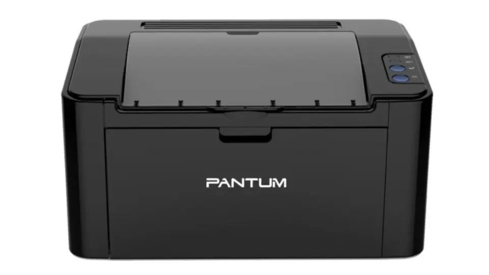 Imagem frontal da Impressora Sem Fio Elgin Pantum P2500W Laser Preto e Branco