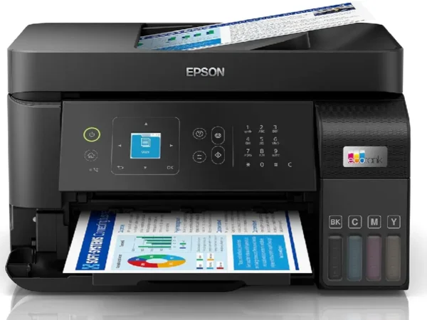 Multifuncional Epson EcoTank L5590 Multifuncional Epson EcoTank L5590 com tanque de tinta, Wi-Fi, Ethernet, ADF e fax