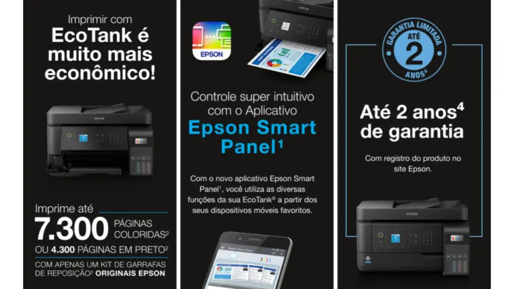Epson EcoTank L5590 - capacidade de impressão de páginas