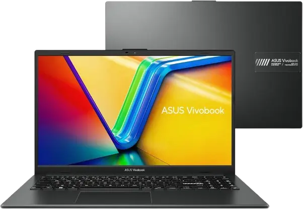 Notebook ASUS VivoBook Go 15 com Ryzen 5 7520U, 8GB RAM e 512GB SSD, tela 15,6" Full HD