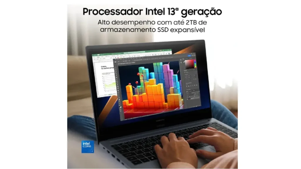 Samsung Galaxy Book4 - Processador Intel 13ª Geração