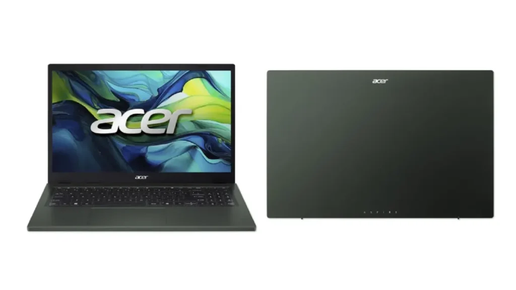 notebook-acer-aspire-go-15 - Vosão frontal e traseira