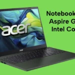 Notebook Acer Aspire Go 15 com tela de 15.6 polegadas, processador Intel Core i5 13ª geração e teclado completo